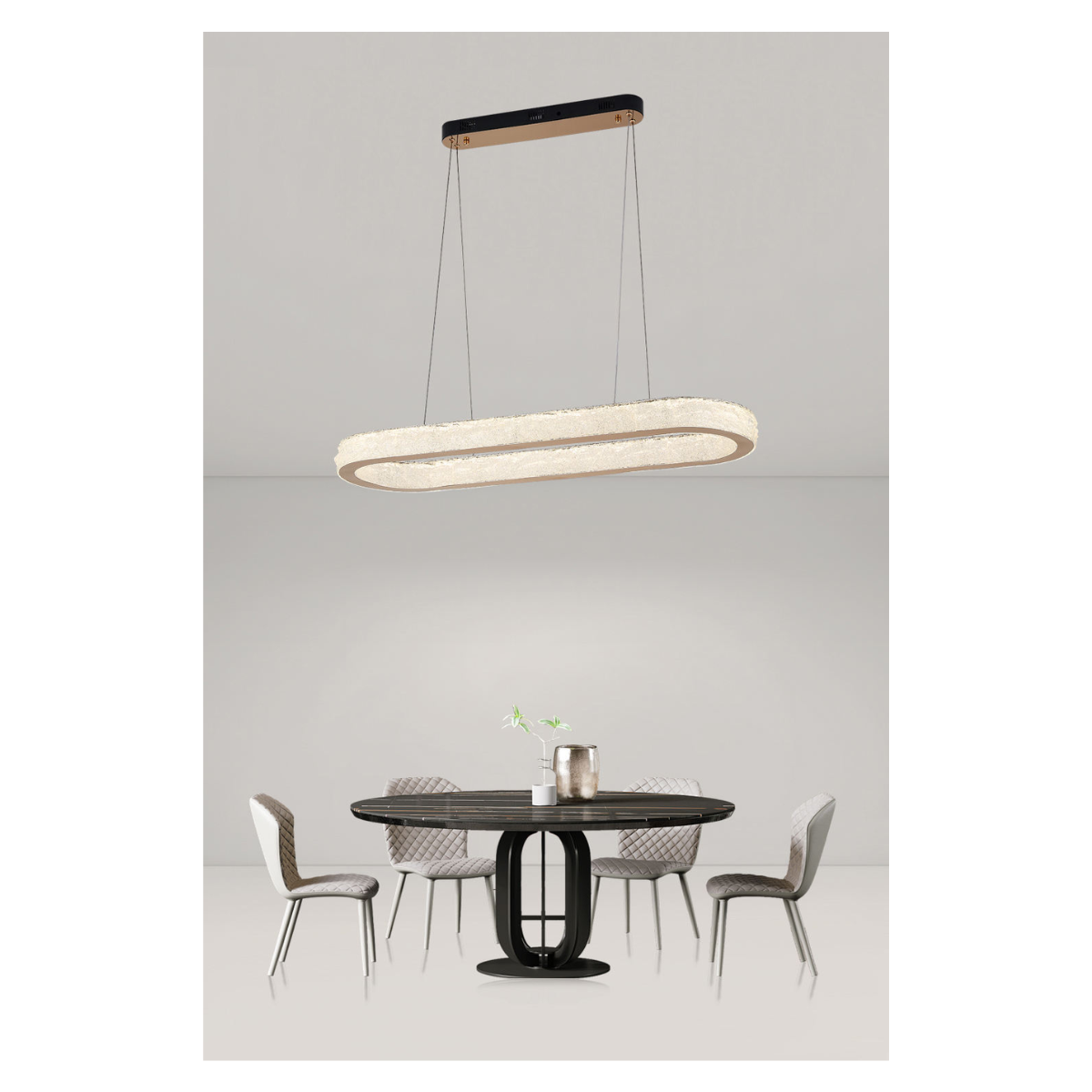 Suspended Constellation Ring Chandelier